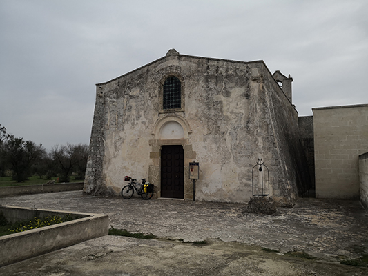 Ingresso all'Abbazia di San Niceta Melendugno