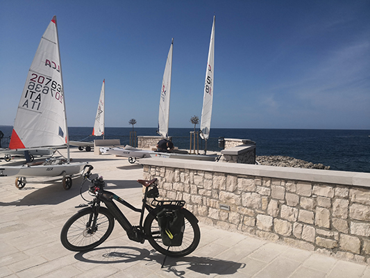 Le vele e la bicicletta