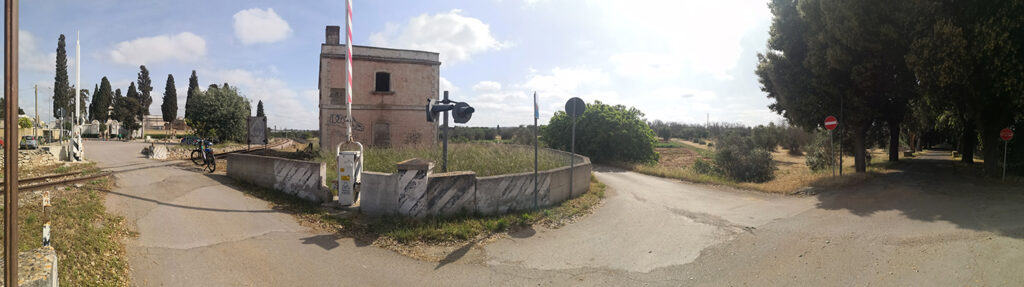 Nei pressi del cimitero di Alezio